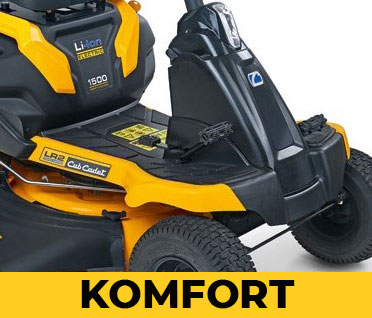 Udogodnienia ridera akumulatorowego Cub Cadet LR2 ES76